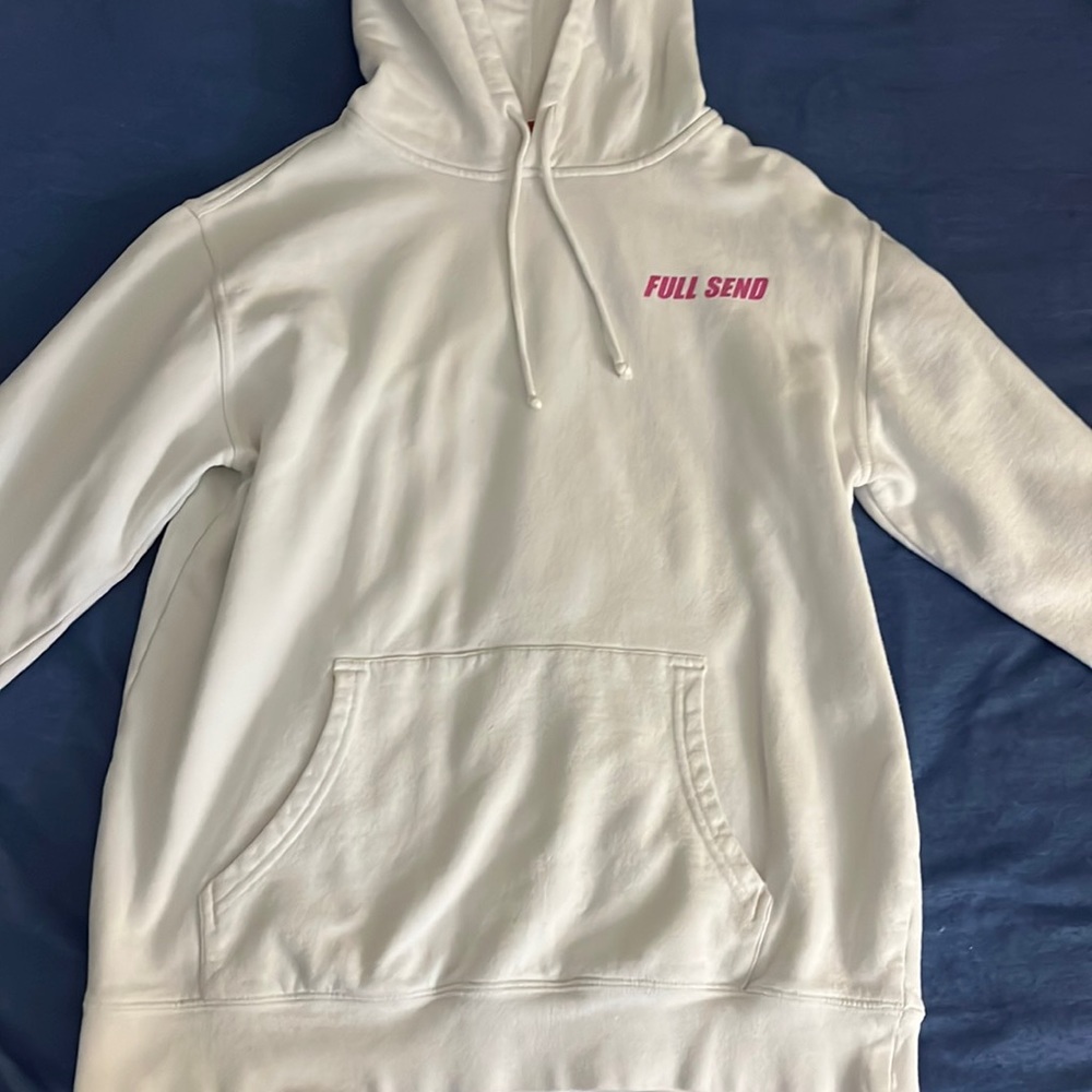 Full Send Breast Cancer awareness hoodie